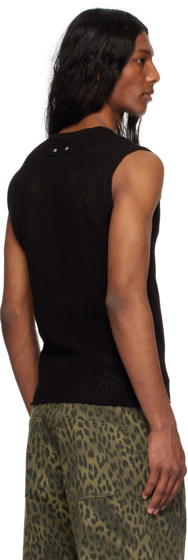 Tanktop Andersson Bell Andersson Bell Net Damaged Sleeveless Tank Top Sort | atb1328m, 2