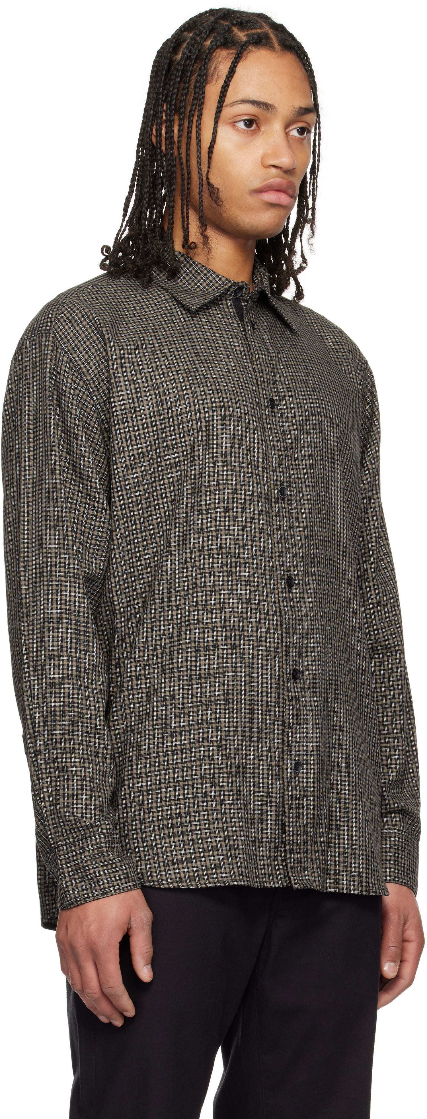 Skjorte rag & bone Rag & Bone Matthew Plaid Shirt Brun | MBW24HA003GHML, 1