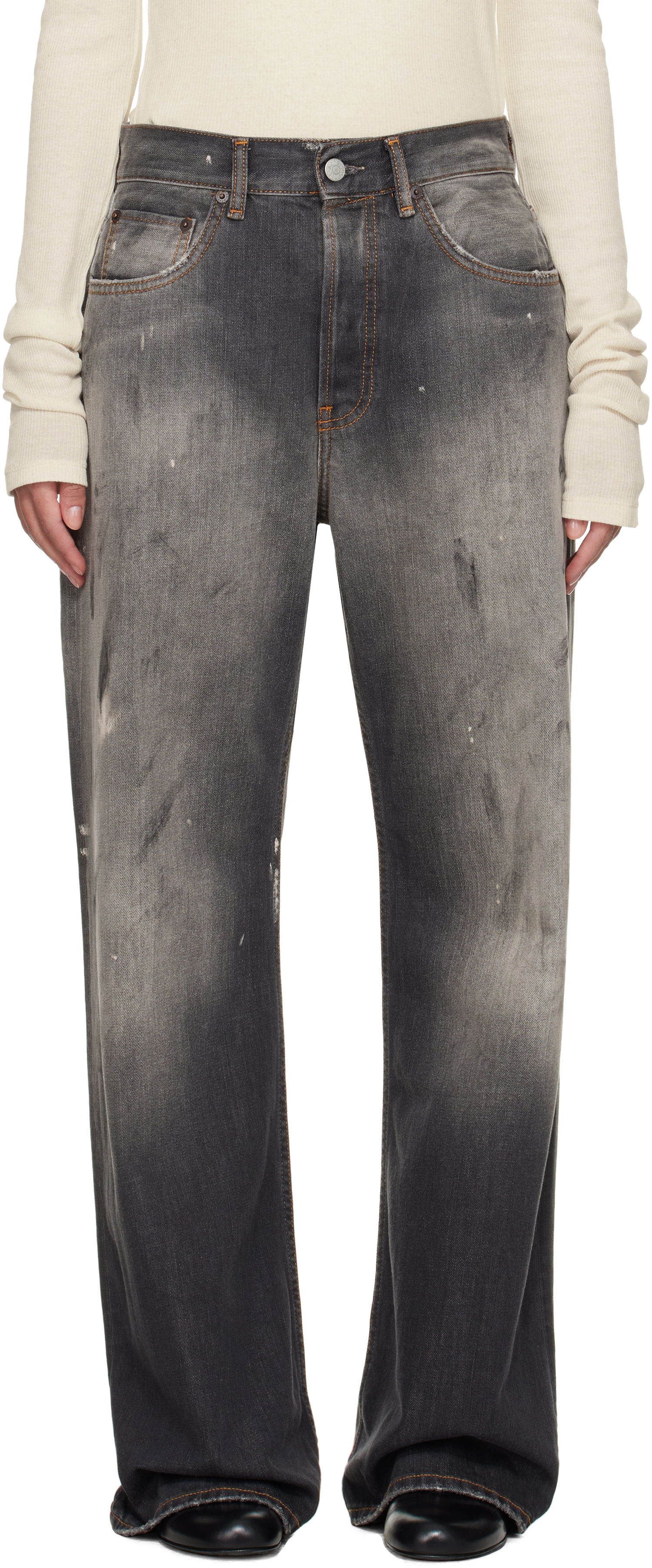 Jeans Acne Studios Acne Studios Loose Fit Jeans Grå | A00513-, 0
