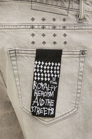 Jeans Ksubi Anti K Pluto Slim Jeans Grå | MPF24DJ017, 3