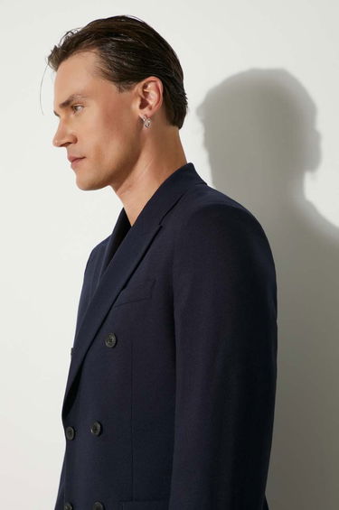 Jakke Paul Smith Paul Smith Double-Breasted Wool Blazer Mørkeblå | M1R.2320.N01746, 4