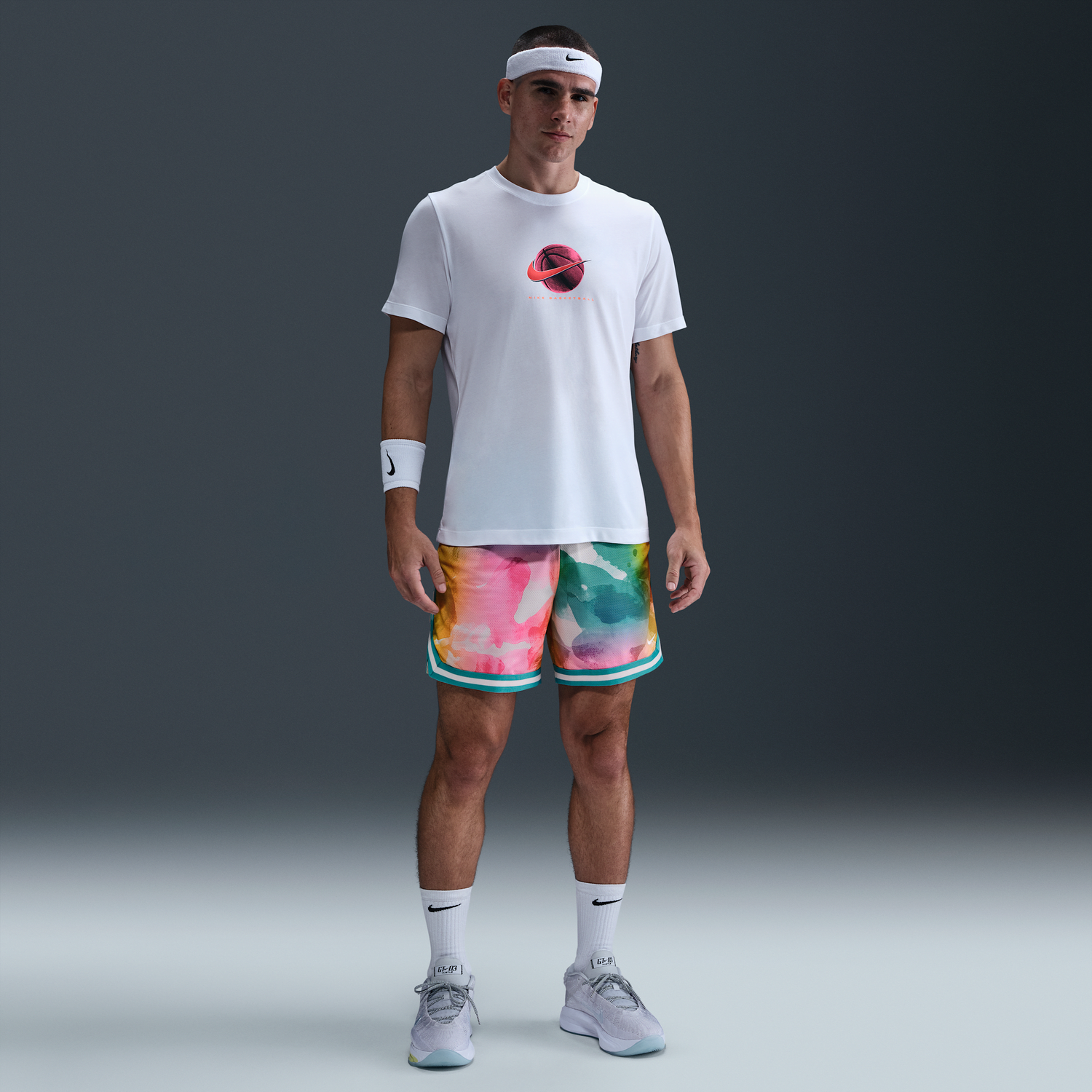 T-shirt Nike Nike DNA Dri-FIT Basketball Shorts Hvid | HJ3879-345, 1