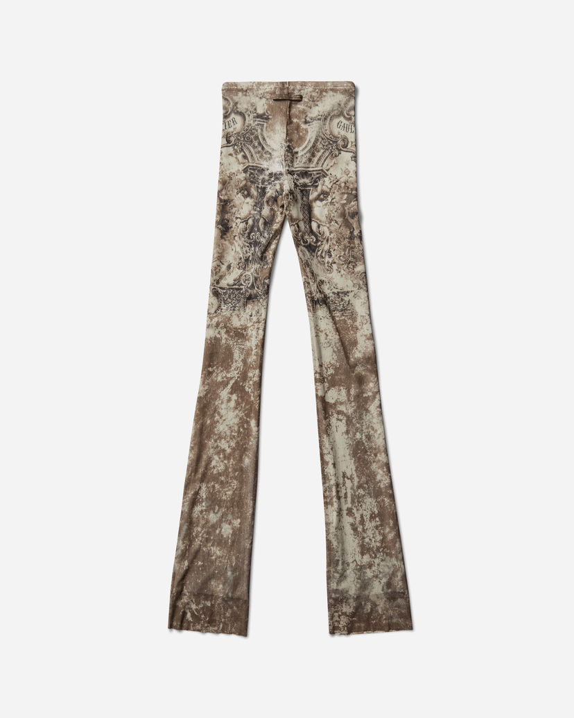 Bukser Jean Paul Gaultier Medaillon Flare Pants Brun | 2503WTR016M006 P6965