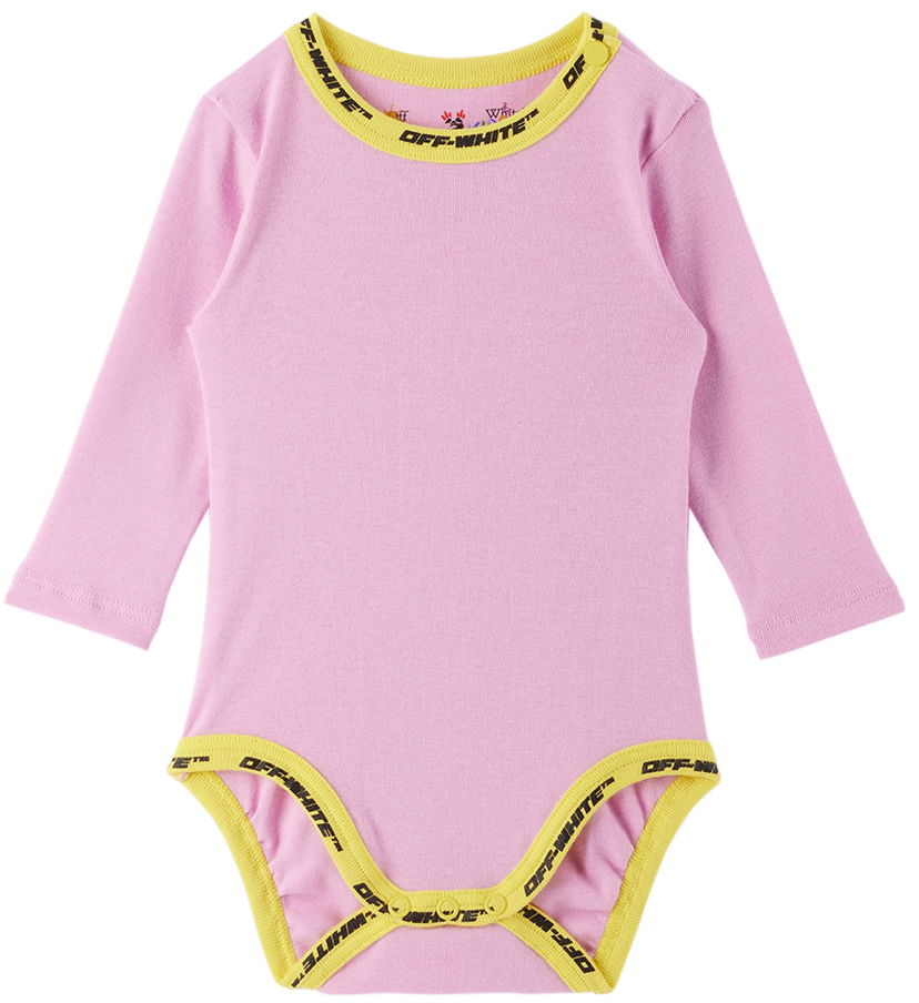 Krop Off-White Industrial Trim Bodysuit Lyserød | OGX2001F22JER0013018