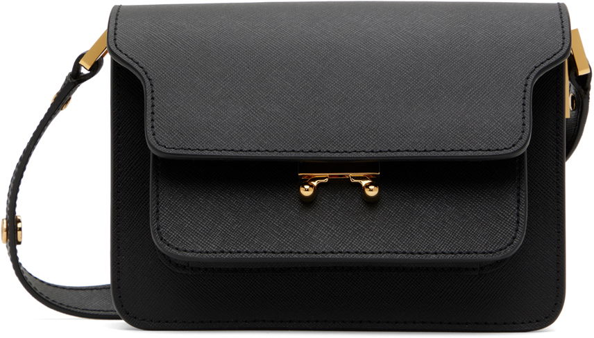 Skuldertaske Marni Mini Trunk Bag Sort | SBMPS01U07 LV520, 0