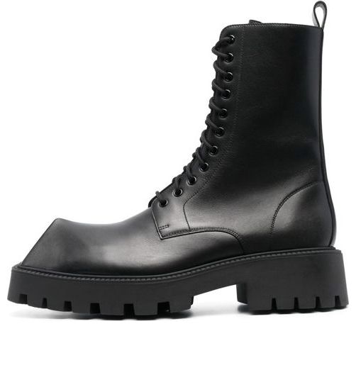 Sneakers og sko Balenciaga Rhino Lace Up Boots Sort | 712638WBB501000, 0