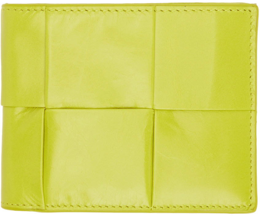 Tegnebog Bottega Veneta Calfskin Bifold Wallet Grøn | 690963 VCQ72, 0