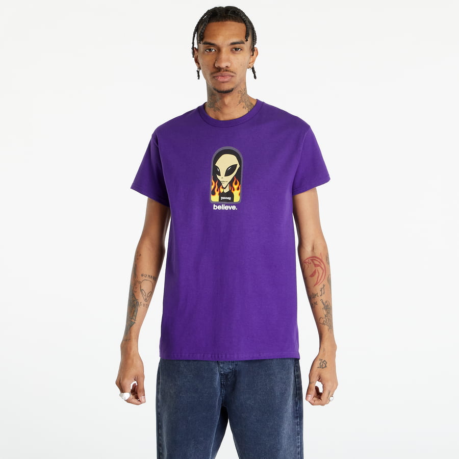 T-shirt Thrasher x AWS Believe T-shirt Lilla | 145278, 0