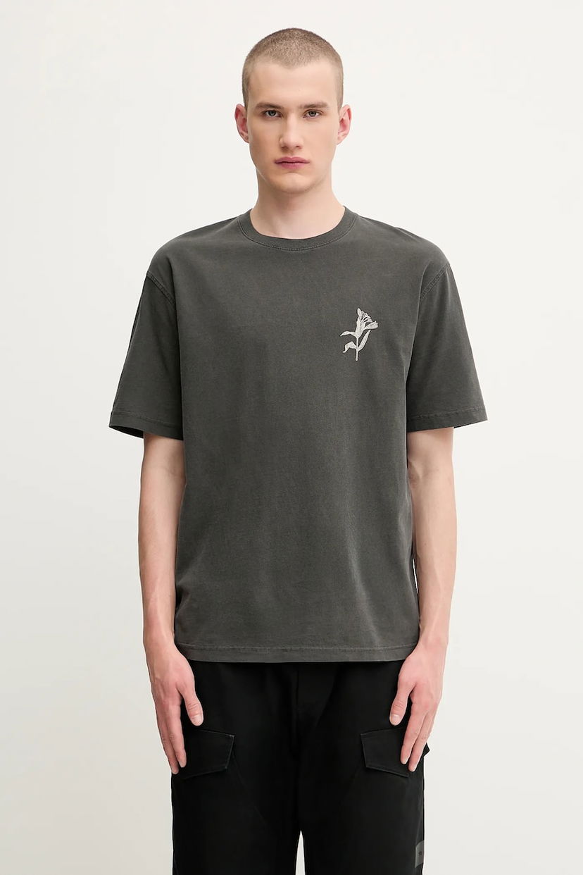 T-shirt Samsoe Samsoe Samsoe Samsoe SALILIUM Graphic T-Shirt Grå | U25200009