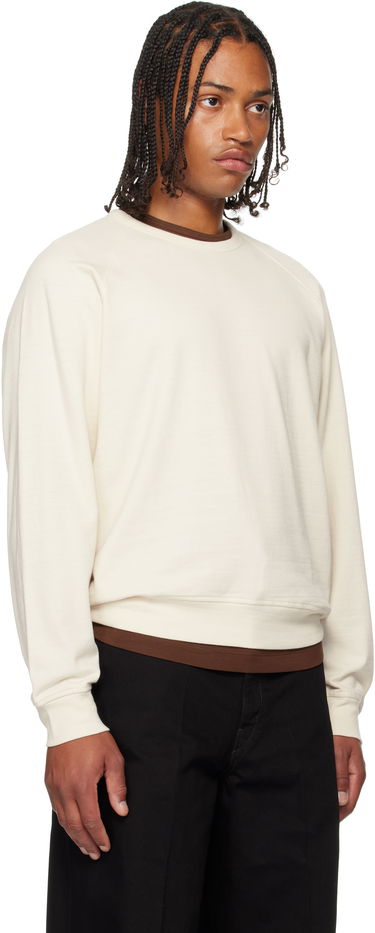 Sweatshirt LEMAIRE LEMAIRE Crew Neck Sweatshirt Hvid | TO1454 LJ1042, 1
