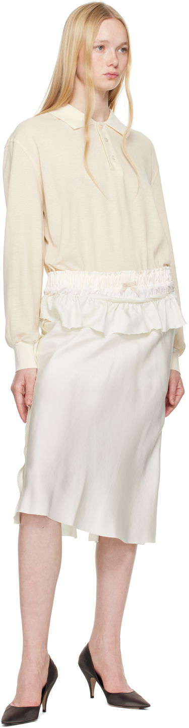 Nederdel Maison Margiela Maison Margiela Paneled Midi Dress Hvid | S51DD0037 MTJ030, 3