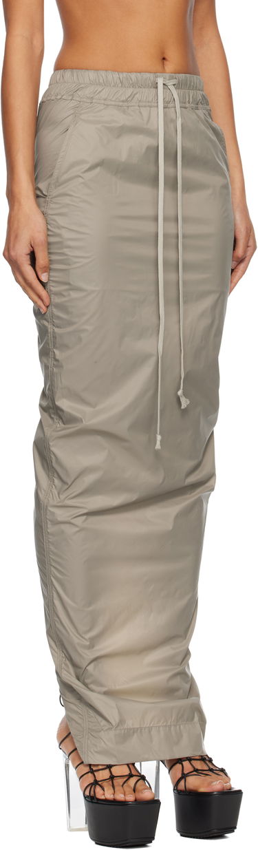Nederdel Rick Owens DRKSHDW Concordians Pull On Pillar Maxi Skirt Sort | DS02E7332 NP, 4