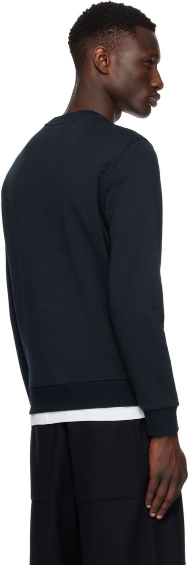 Sweater Moncler Moncler Faded Logo Cotton Sweatshirt Mørkeblå | K10918G00039809KR, 2