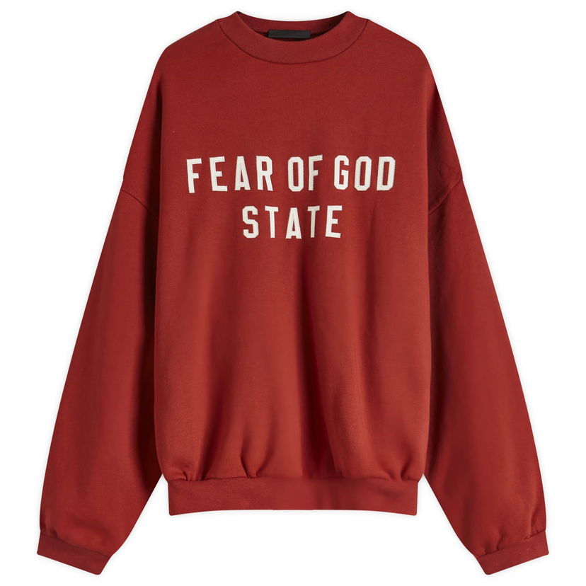 Sweatshirt Fear of God Heavy Fleece Crew Sweat by Fear of God ESSENTIALS Rød | 192BT246236F