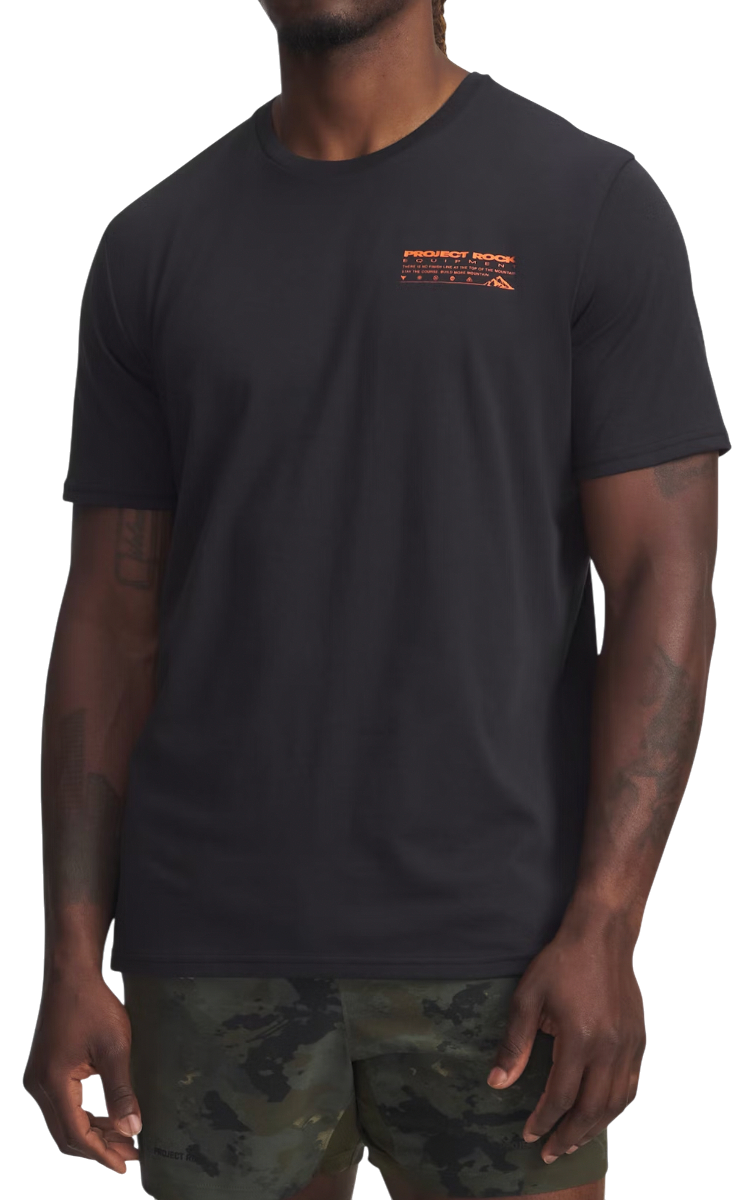 T-shirt Under Armour Project Rock Q4 1 Short Sleeve Graphic T-Shirt Sort | 6005034-002, 0