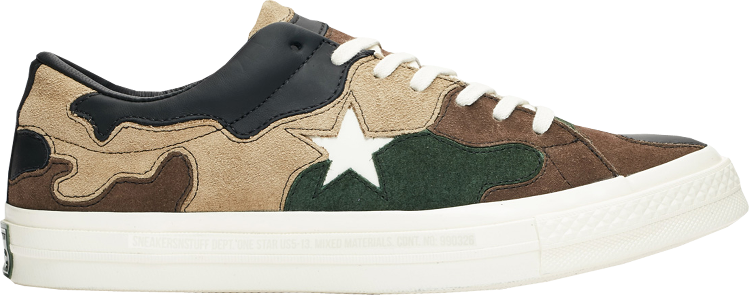 Sneakers og sko Converse One Star SNS Camo (Brown) Brun | 161406C, 0