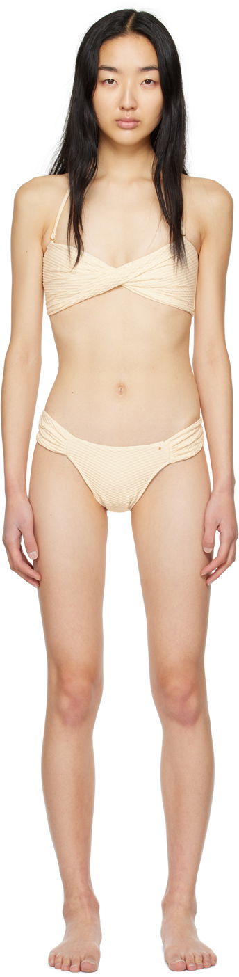 Badetøj Anine Bing Twist Bikini Set Beige | A-11-2113-127 / A-11-4114-127