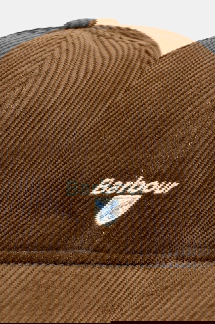 Kasket Barbour Preston Corduroy Baseball Cap Brun | MHA0911BE51, 1