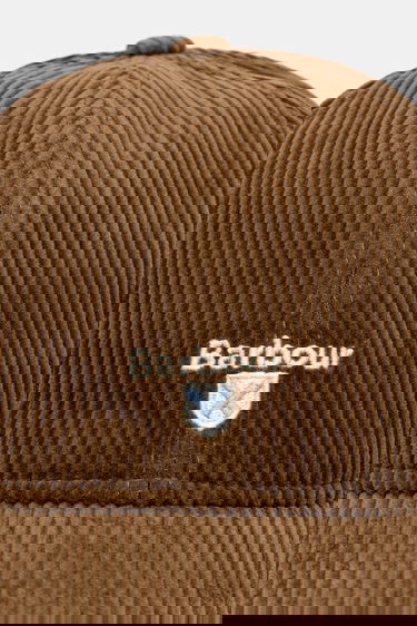 Kasket Barbour Preston Corduroy Baseball Cap Brun | MHA0911BE51, 1