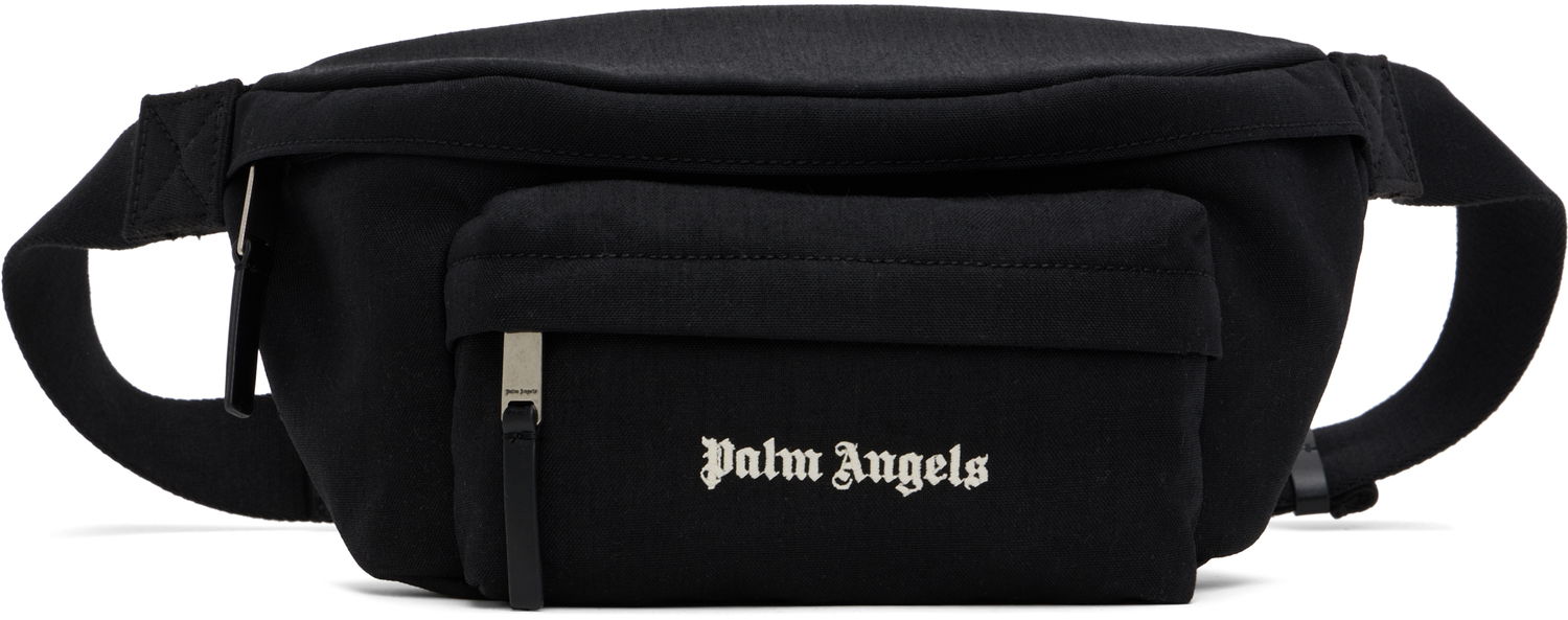 Taljetaske Palm Angels Logo Fanny Pack Sort | PMNO009C99FAB0011001, 0