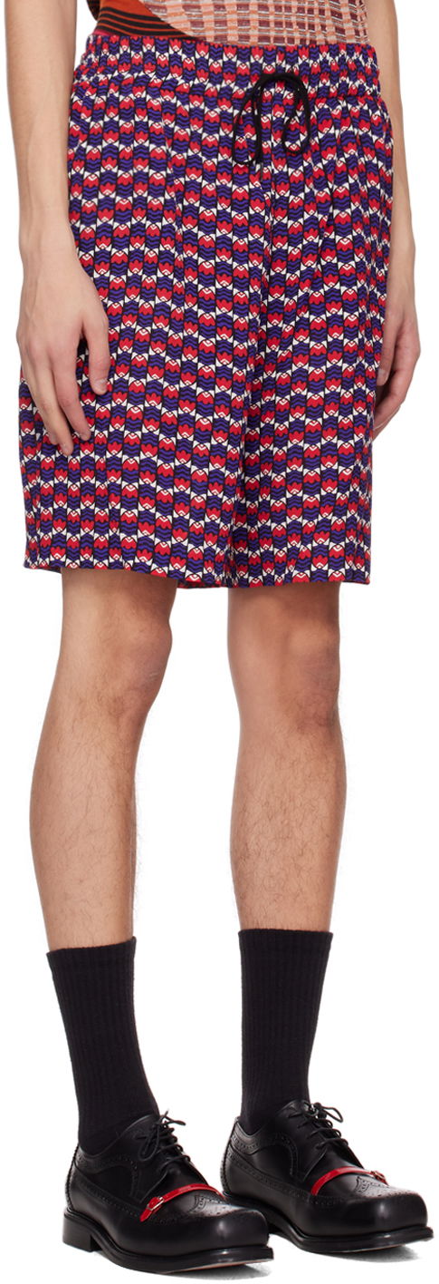 Shorts Anna Sui Exclusive Print Shorts Rød | M1023C40, 1