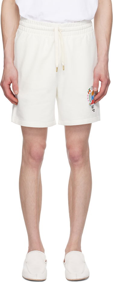 Shorts Casablanca Casablanca 'Casa Way' Mountain Sweat Shorts Hvid | MPF25-JTR-003-04, 0