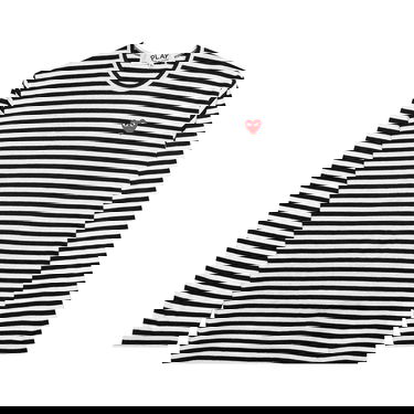 T-shirt Comme des Garçons PLAY Striped T-Shirt Hvid | AZ T164 051 1, 1