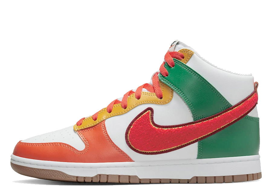 Sneakers og sko Nike Dunk High University "Chenille Swoosh" Flerfarvet | DR8805-100, 1