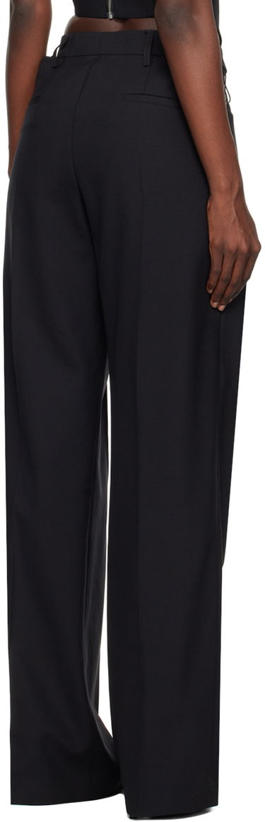 Bukser Dion Lee Picot Detail High-Waisted Trousers Sort | C2151P23, 2