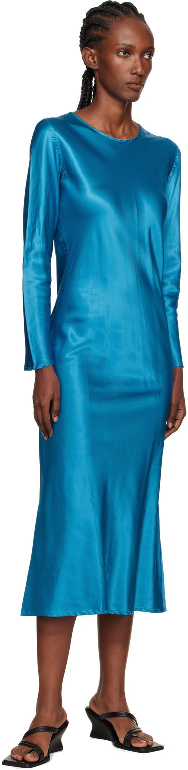 Kjole Baserange Baserange Dydine Maxi Dress Blå | DRDYT-EV-AU25, 3