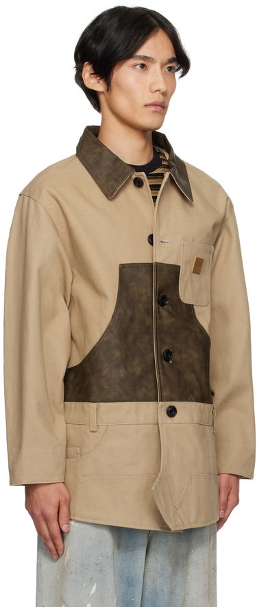 Frakker Andersson Bell Andersson Bell Carpenter Shorts Inserted Coat Beige | awa720w, 4