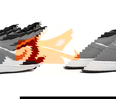 Sneakers og sko Jordan Air Jordan 1 Mid "Shattered Backboard" GS Orange | 554725-058, 3