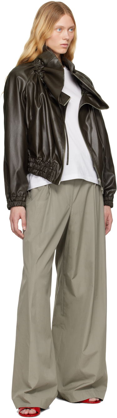 Bukser Dries Van Noten Dries Van Noten Wide Pleated Trousers Grå | 251-010909-1374, 3