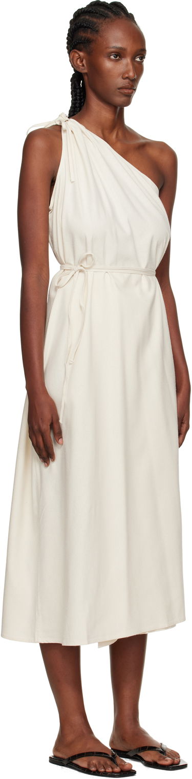 Kjole Baserange Baserange View One-Shoulder Midi Dress Hvid | DRVI-WS-AU25, 1