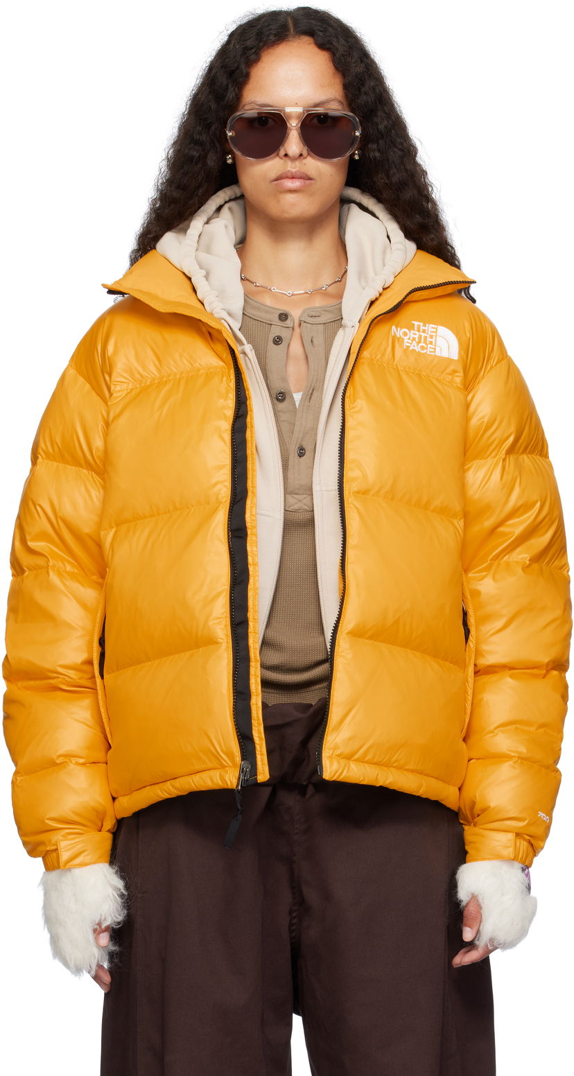 Puffer jakke The North Face 1996 Retro Shine Nuptse Down Jacket Gul | NF0A3C8D38A