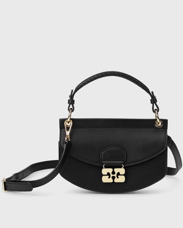 Håndtaske GANNI Mini Top Handle Bag Sort | A6349-099, 0