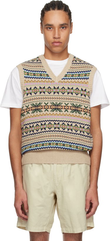Sweater Polo by Ralph Lauren Polo Ralph Lauren Fair Isle Cotton-Cashmere Vest Beige | 710961781001, 0