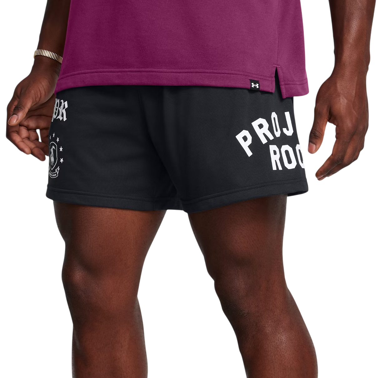 Shorts Under Armour Project Rock Terry Fleece Short Sort | 1386881-001, 0