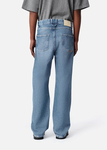 Jeans AXEL ARIGATO Relaxed Fit Twill Jeans Blå | A3261001, 3