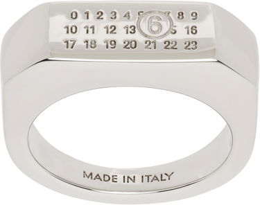 Ring Maison Margiela MM6 Maison Margiela Numeric Ring Metalisk | SM7UQ0076 P6469, 0