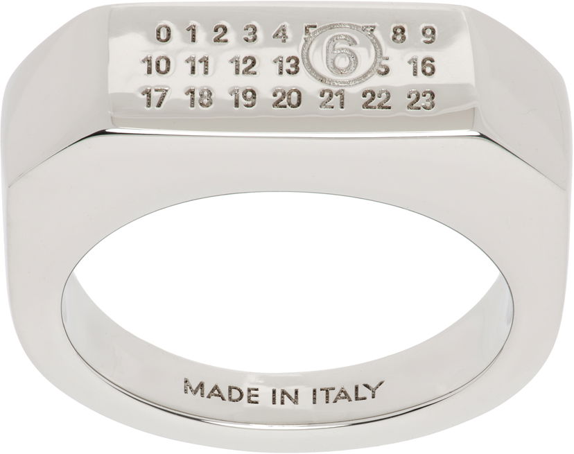 Ring Maison Margiela MM6 Maison Margiela Numeric Ring Metalisk | SM7UQ0076 P6469