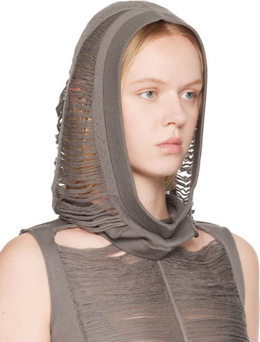Sweater Rick Owens Rick Owens Hollywood Jera Knitted Hood Grå | RO01E7481 KGRIDM, 1