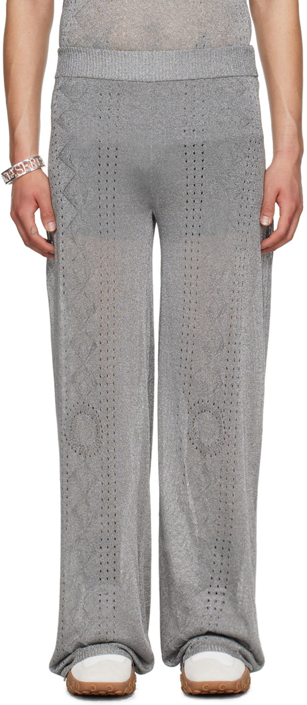 Bukser Marine Serre Pointelle Trousers Grå | UPA040 CKNI0515