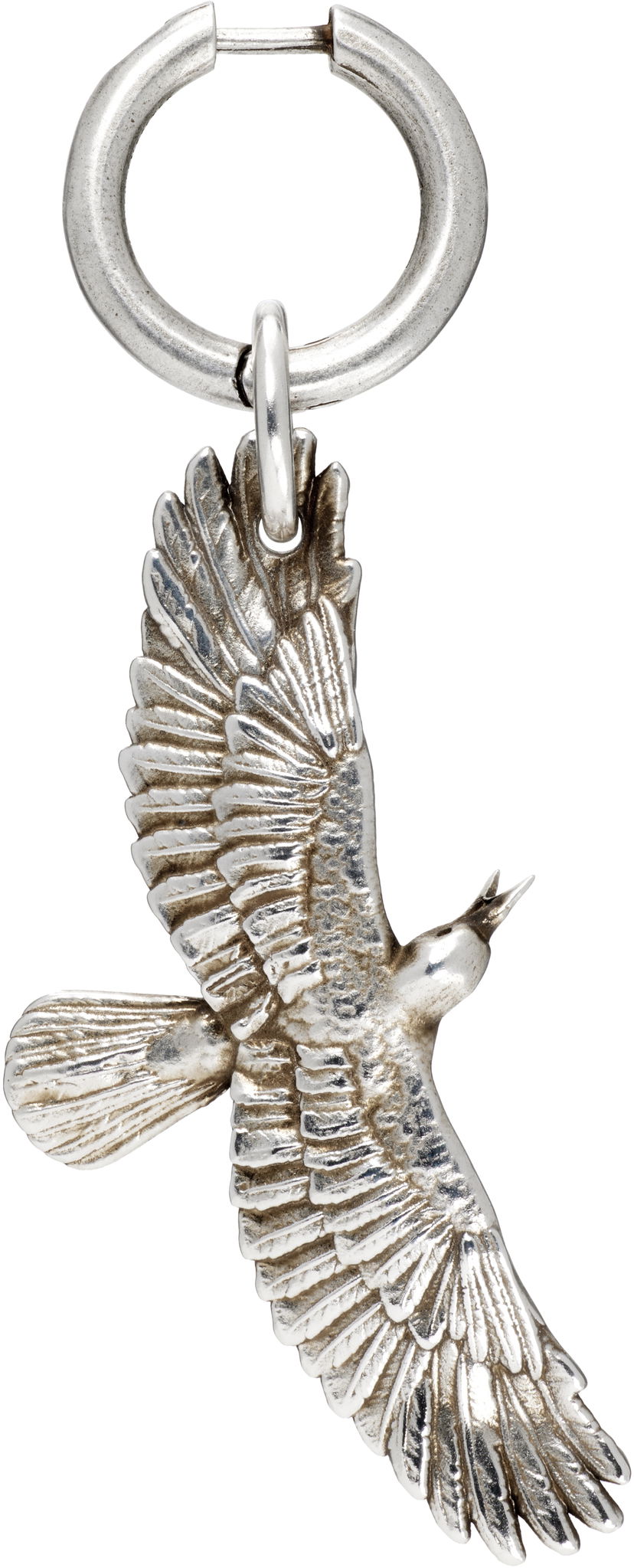 Øreringe Ann Demeulemeester Ann Demeulemeester Algot Silver-Tone Crow Charm Single Earring Metalisk | B0012988-JW020-070