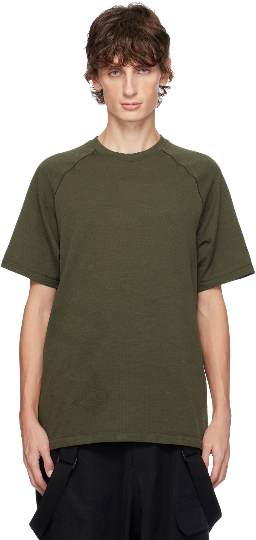 T-shirt Y-3 Run T-shirt Grøn | IW9994