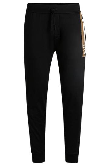 Joggingbukser BOSS BOSS Tracksuit Bottoms with Stripe Print Sort | 50540654