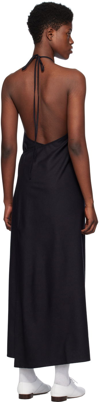 Kjole Baserange Halterneck Maxi Dress Sort | DRLI-WS-000, 2