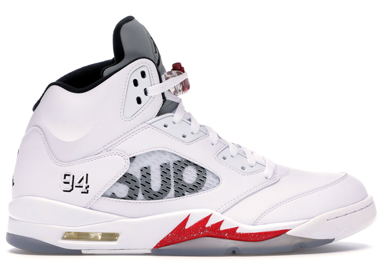 Sneakers og sko Jordan Supreme x Jordan 5 Retro "White" Hvid | 824371-101, 0