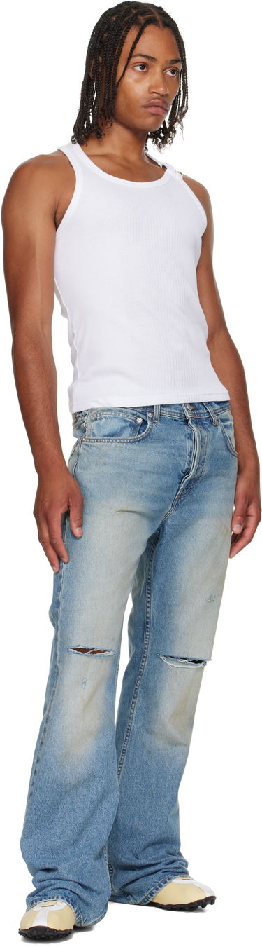 Tanktop Jean Paul Gaultier Jean Paul Gaultier 'The Piercing' Tank Top Hvid | 25/03-W-TO375-J014-01, 3