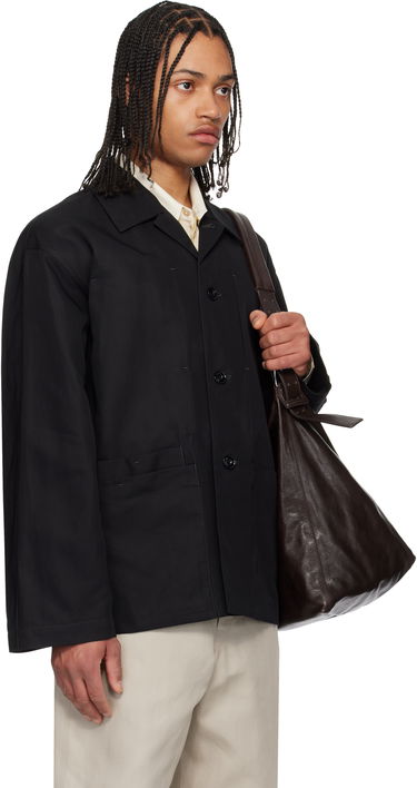 Jakke LEMAIRE Lemaire Boxy Workwear Jacket Sort | OW1148 LF1350, 1